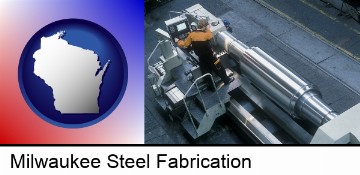 steel fabrication on an automated lathe in Milwaukee, WI