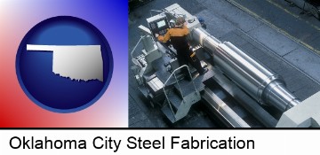 steel fabrication on an automated lathe in Oklahoma City, OK